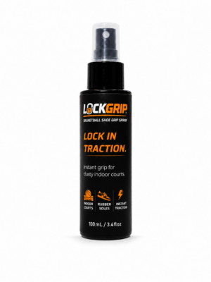 LockGrip basketball shoe grip spray bottle