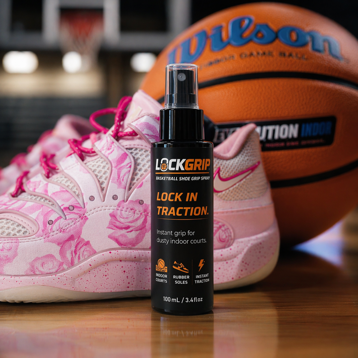 LockGrip Basketball Shoe Grip Spray
